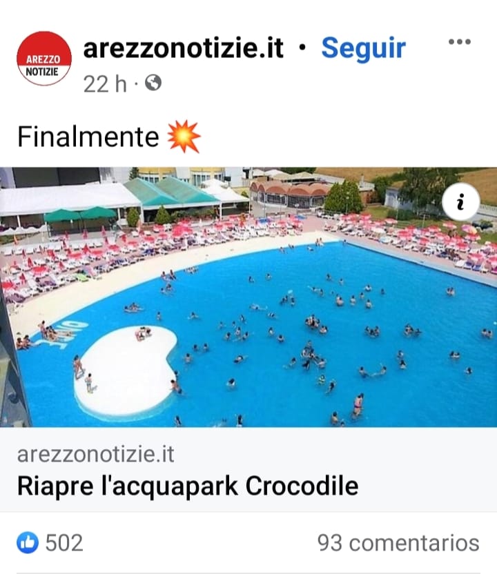 Segnalazione su Crocodile Acquapark riceviamo e pubblichiamo